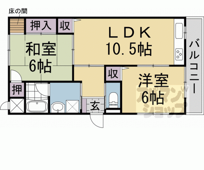 【リジョイス桂】間取