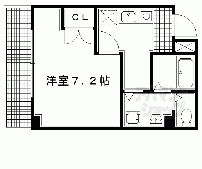 【ステーション・フロント桂】間取