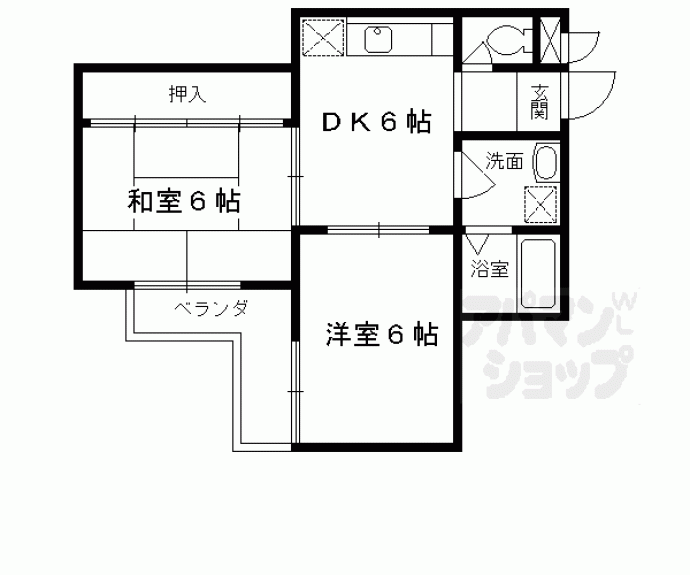 【ロイヤルむらかみ】間取