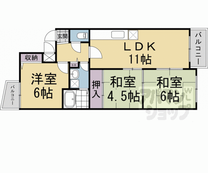 【ローファス小島】間取