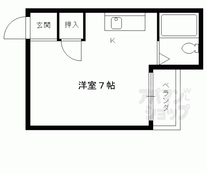 【菊地第三マンション】間取