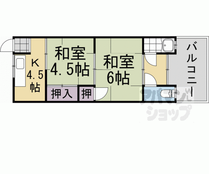 【桂ノ宮荘】間取