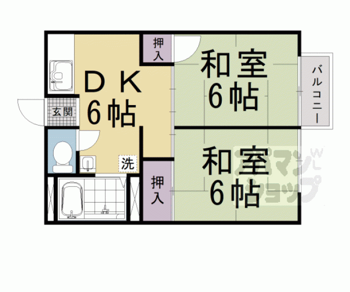 【清水セカンドハイツ】間取