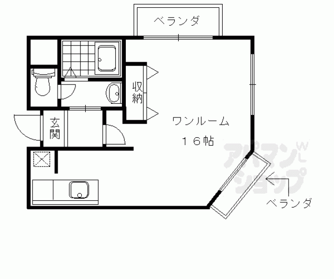 【Ｃｈｏｅｉ第５コーポ中川】間取