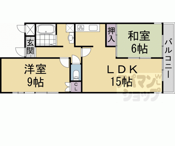 【シャルレ８番館】間取