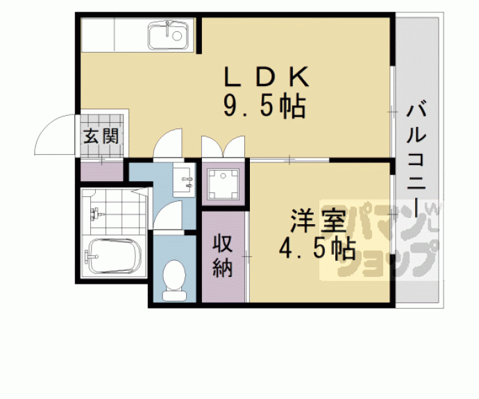 【プレジール桂】間取