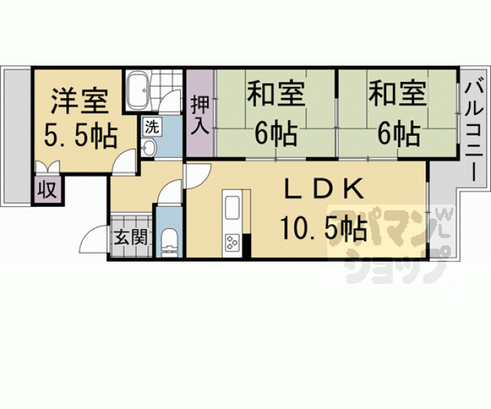 【嵐山ファミリオ】間取