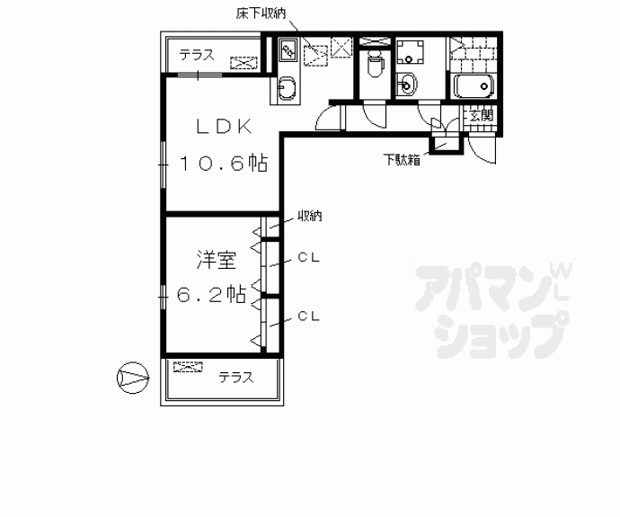 【プログレスⅦ番館西屋敷】間取