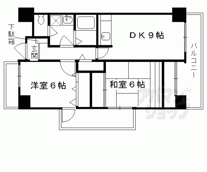 【サンサーラ２１】間取