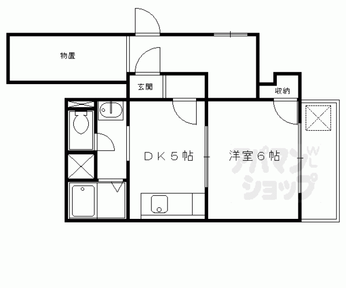 【ハイツ山科】間取