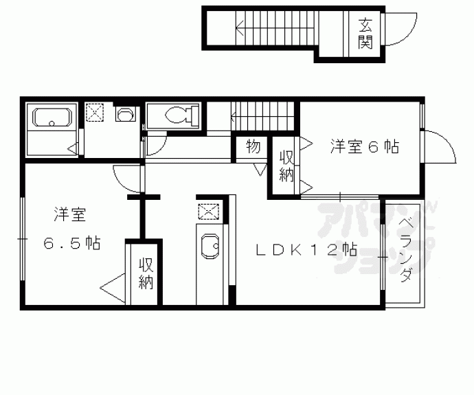 【レジデンス　カレント　Ａ】間取