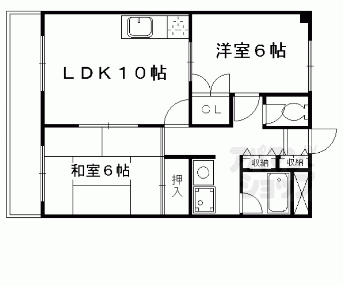 【ラフィーネ山科】間取