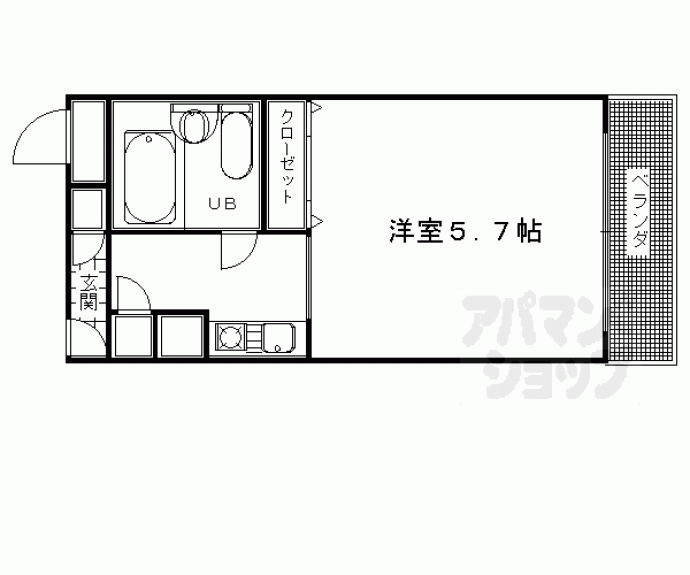 【ハイライフ西ノ岡】間取