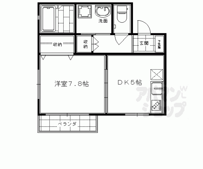 【アルテ西院】間取