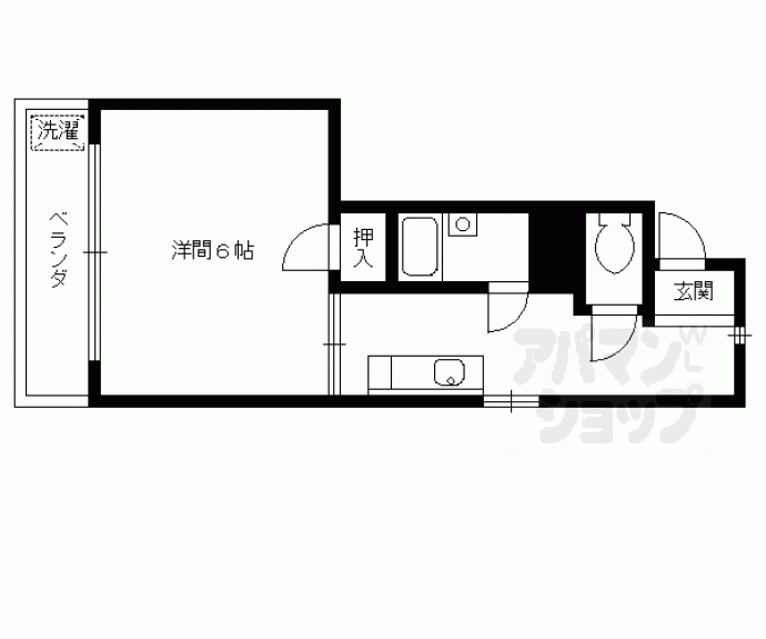 【コーポレーション坂本】間取