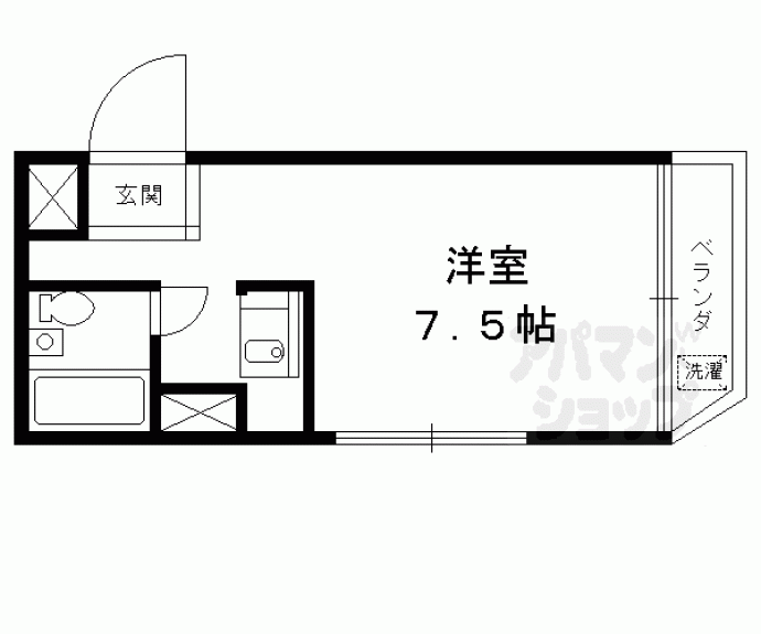 【コーポ御塔道】間取