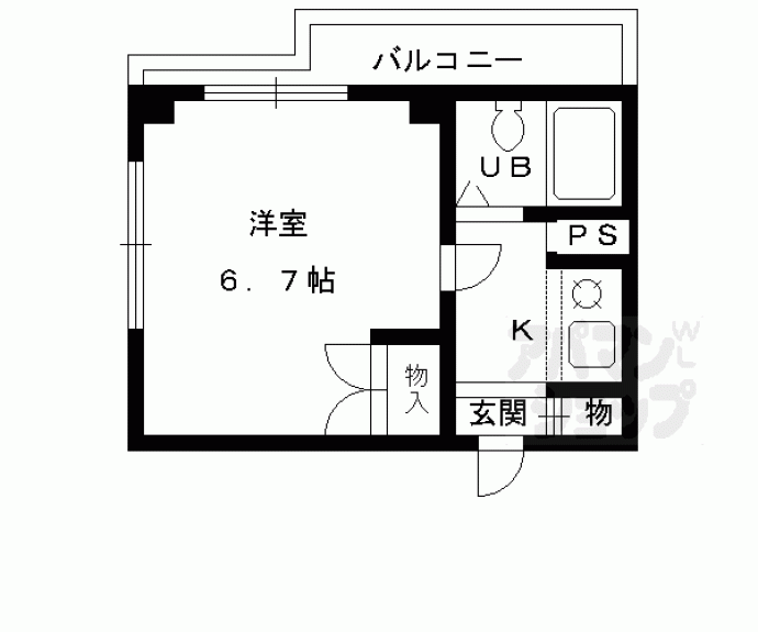 【クレセント山双】間取