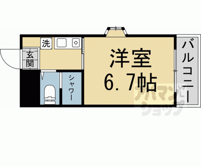 【フロイデ東向日】間取