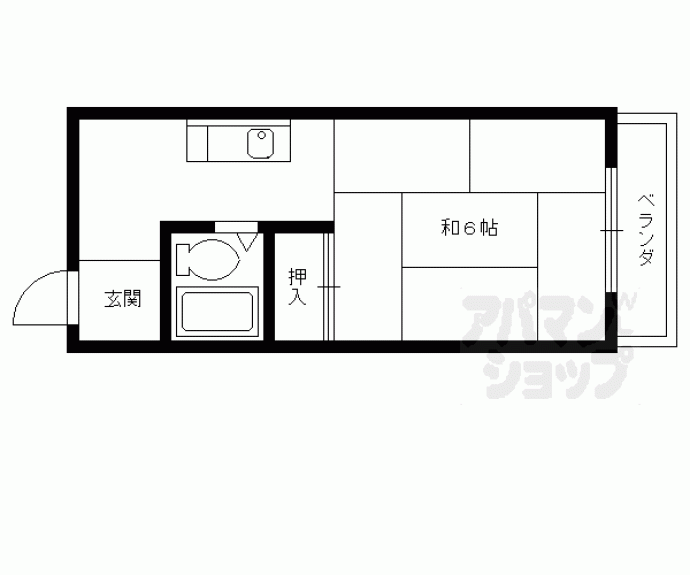 【ハイツワタナベⅡ】間取