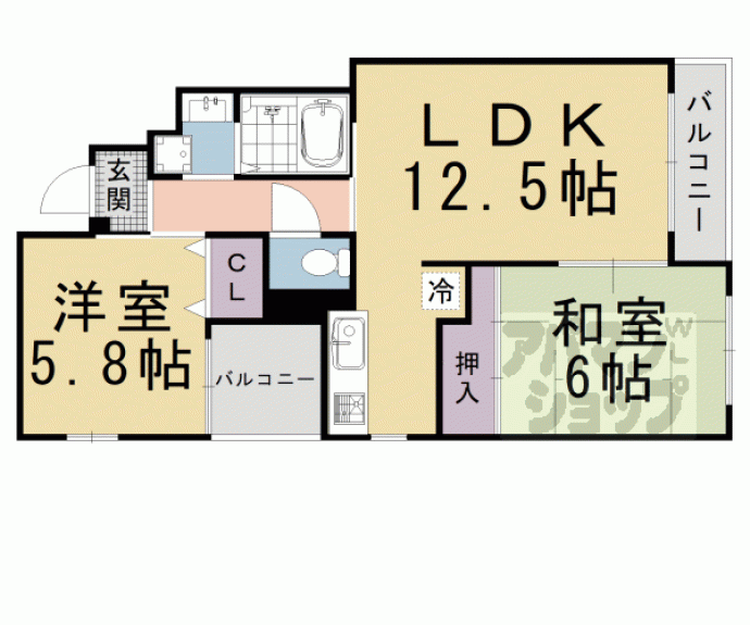 【グローリアス長岡京】間取