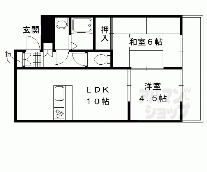 【淀ボーリバージュ】間取