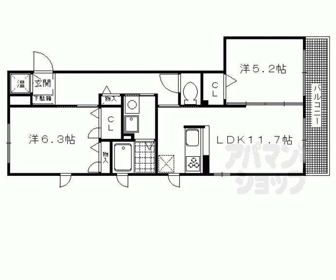 【シャーメゾン昴】間取