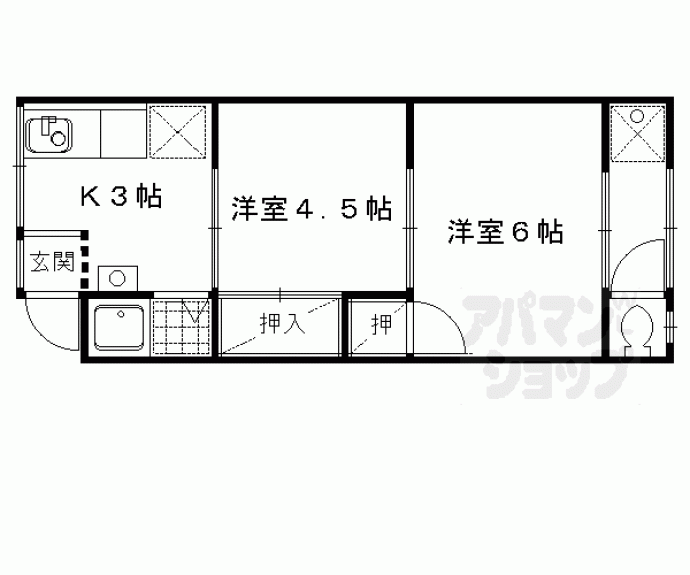 【井上マンション】間取