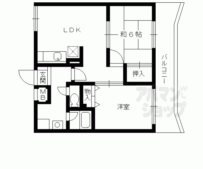 【デンダ久我ノ杜】間取