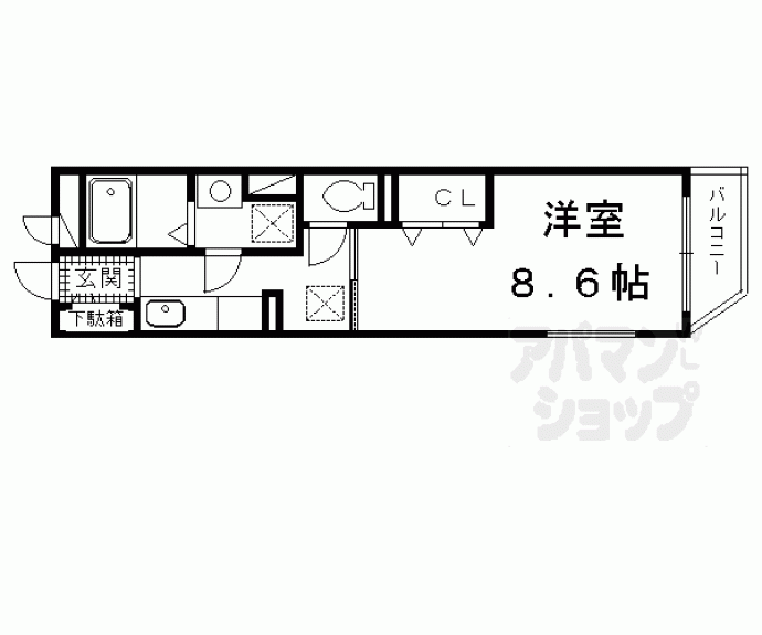 【ジラソーレ　上桂】間取