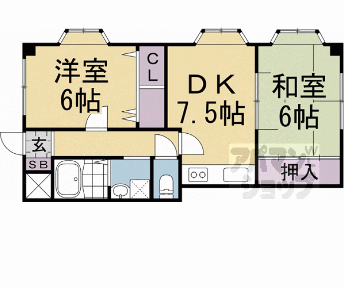 【アプタウンハウス】間取