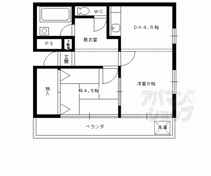 【メゾンドポエジー】間取