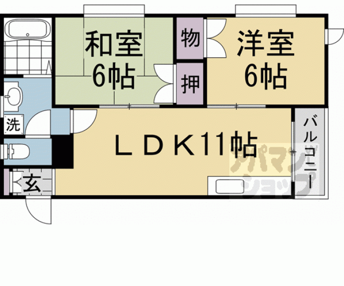 【モアール永田】間取