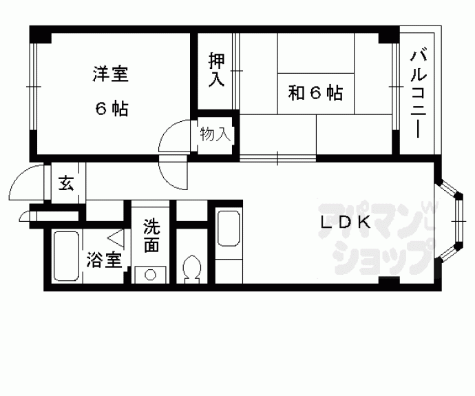 【ＶＩＬＬＡたみあき】間取