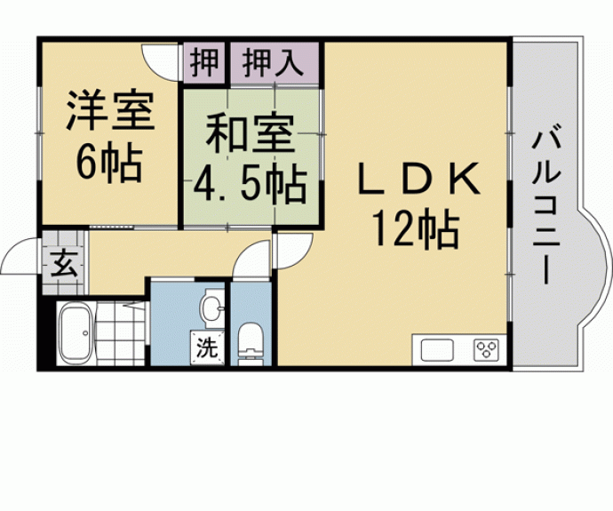 【岡崎グランドハイツ】間取