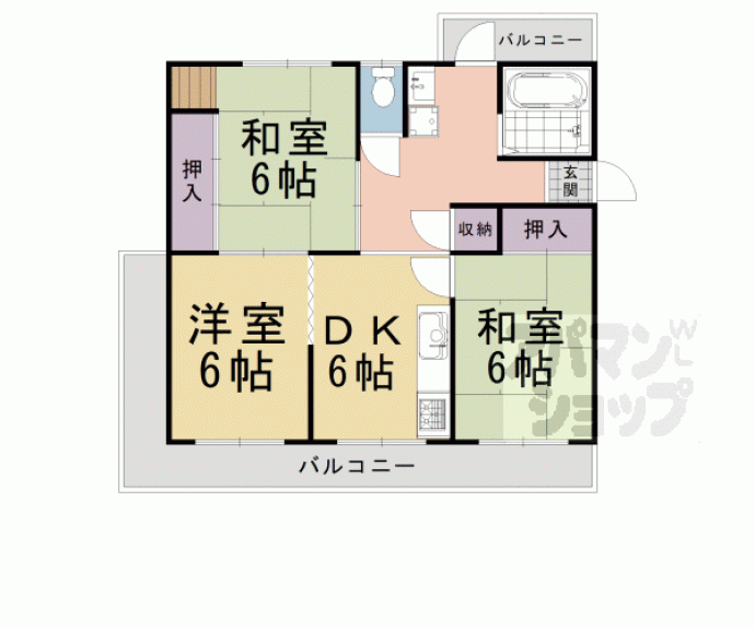 【円明寺ヶ丘団地】間取