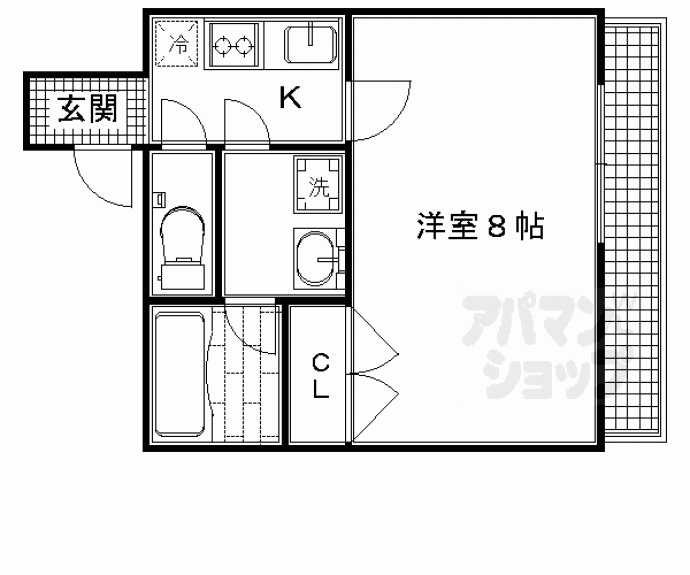 【公園マンション】間取