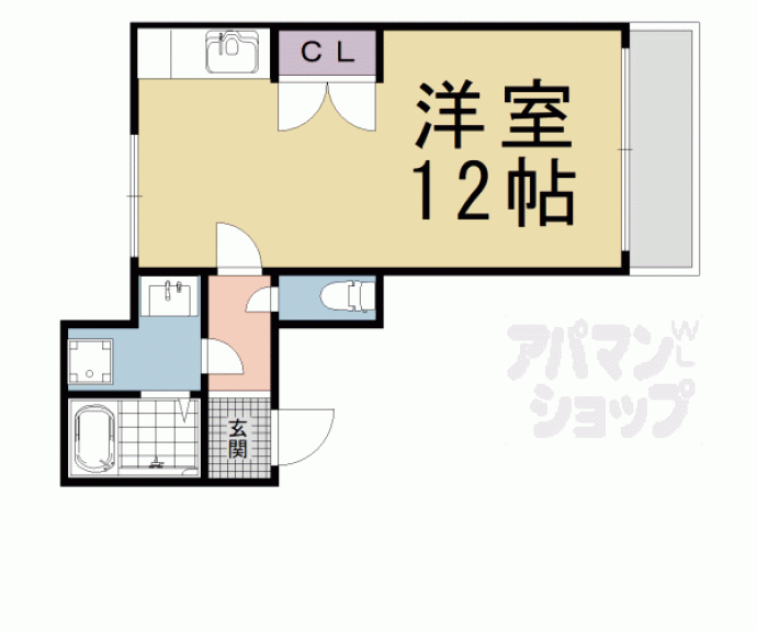 【公園マンション】間取