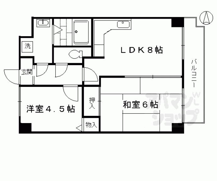 【Ｋ２ウイングス】間取