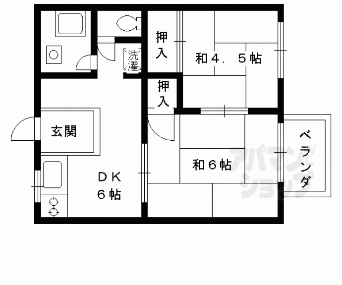 【シャトレ神足】間取