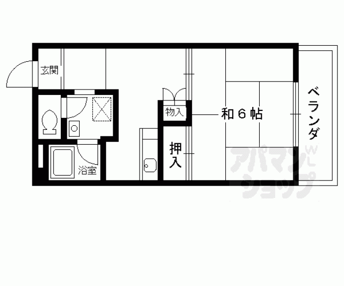 【坪内マンション】間取