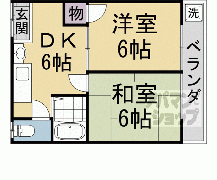 【咲花ヴィラＡ，Ｂ棟】間取