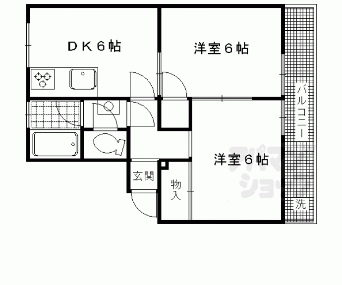 【コーポ野添】間取