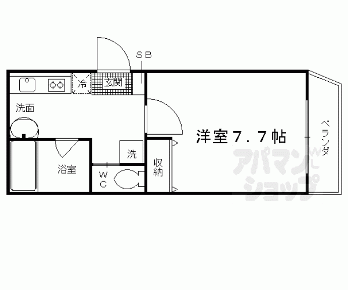 【ウッディ明石】間取