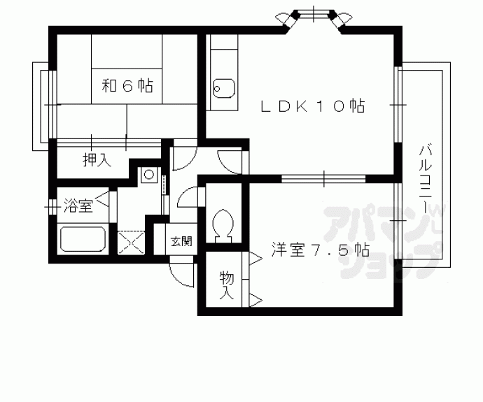 【プレジール翠園】間取