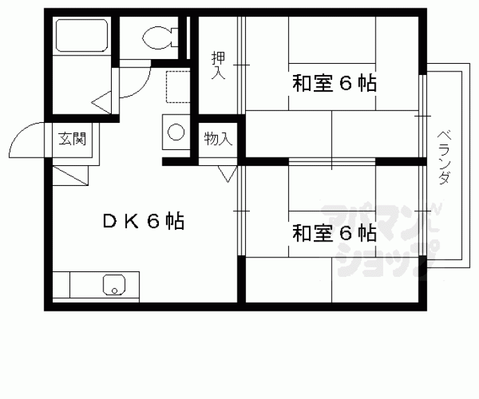 【ミーツハオス南天の森】間取