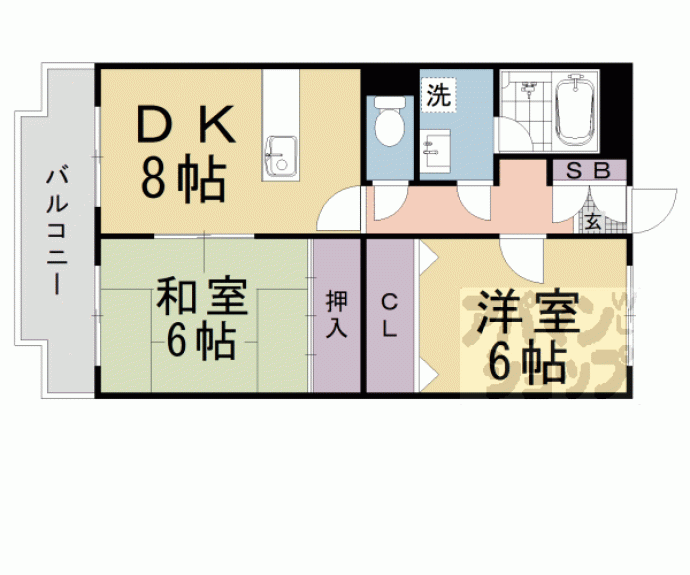 【エトワールサカモト】間取