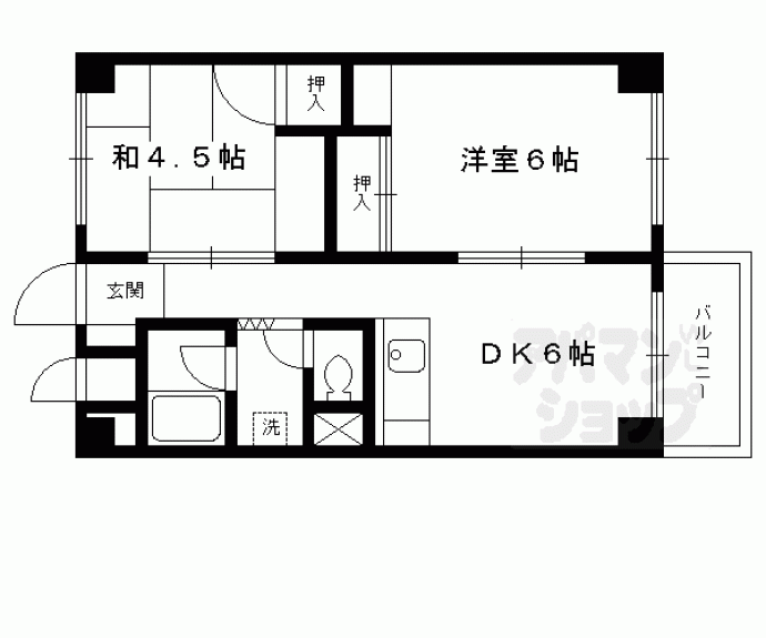 【西陵ロイヤルビル】間取