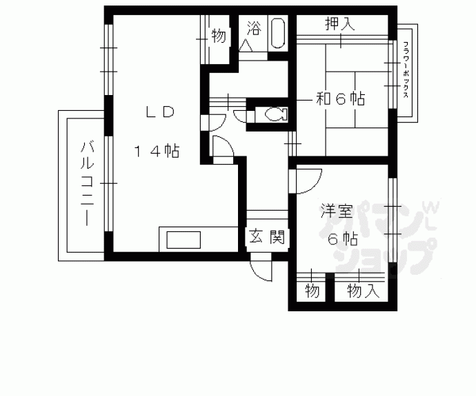 【フローラ】間取