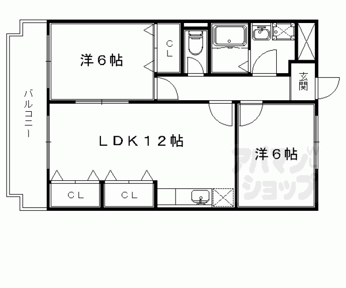 【シャトー志水】間取