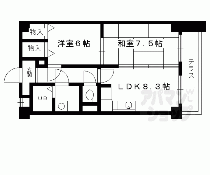 【レジーナ桂】間取